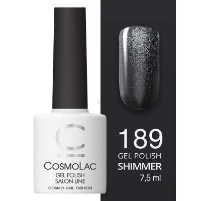 Cosmolac Гель-лак/Gel polish №189 Снежная ночь 7,5 мл