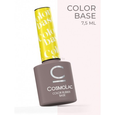 Cosmolac Базовое покрытие для ногтей "Цветная каучуковая база"/Color Rubber Base №1 7.5 мл